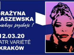 Grażyna Łobaszewska na krakowskim koncercie z największymi przebojami