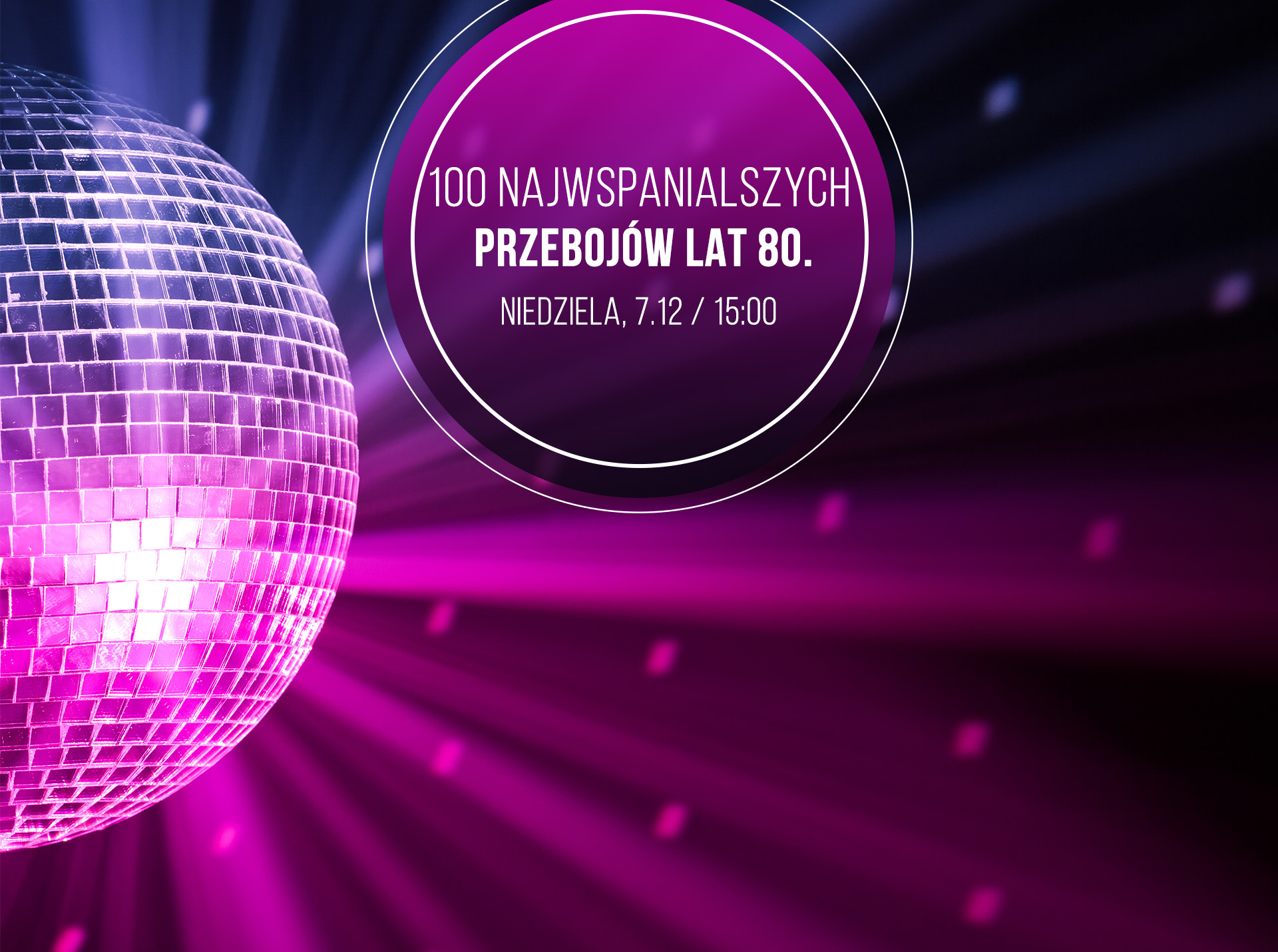 100 NAJWSPANIALSZYCH PRZEBOJÓW LAT 80. – emisja